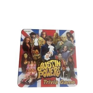 Vintage Austin Powers Trivia Game by Board Games USAOpoly Collectors Tin 2002